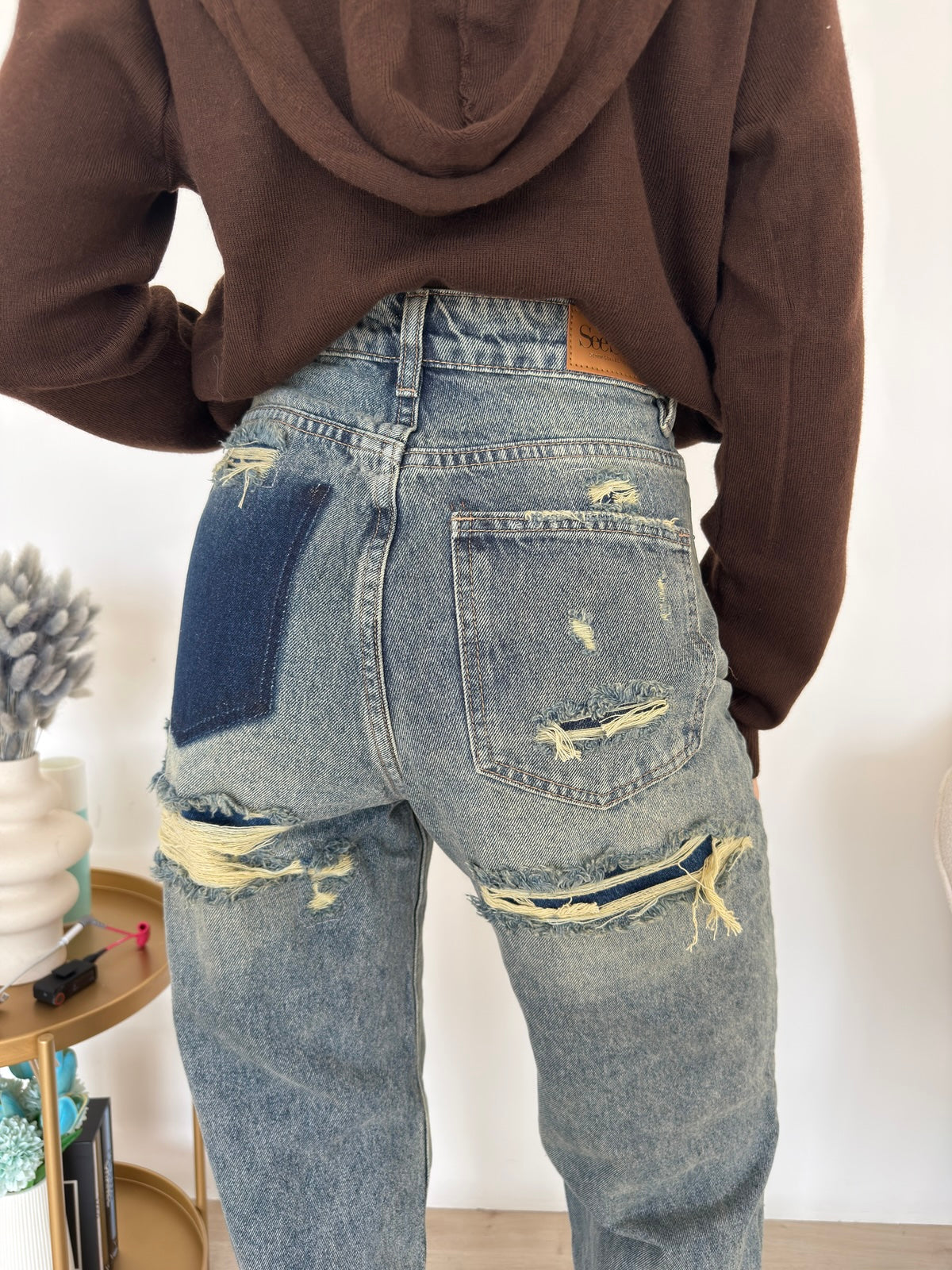 A3222-JEANS GAMBA DRITTA LOOK BACK