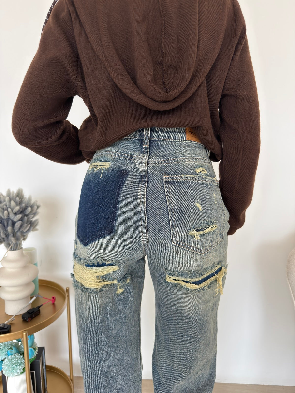 A3222-JEANS GAMBA DRITTA LOOK BACK