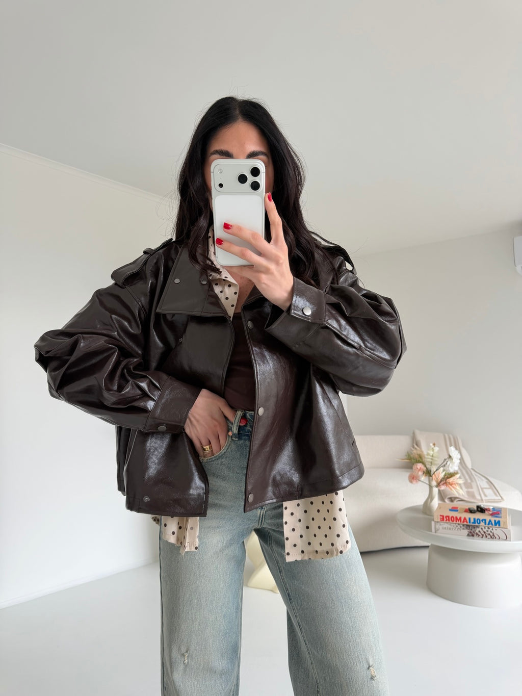 CV2212-10-BIKER ALEX CHOCO