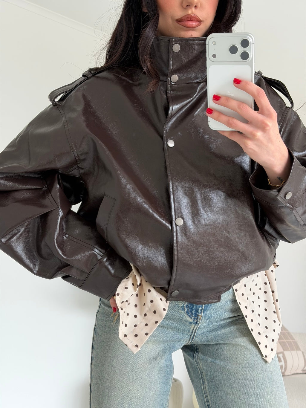 CV2212-10-BIKER ALEX CHOCO