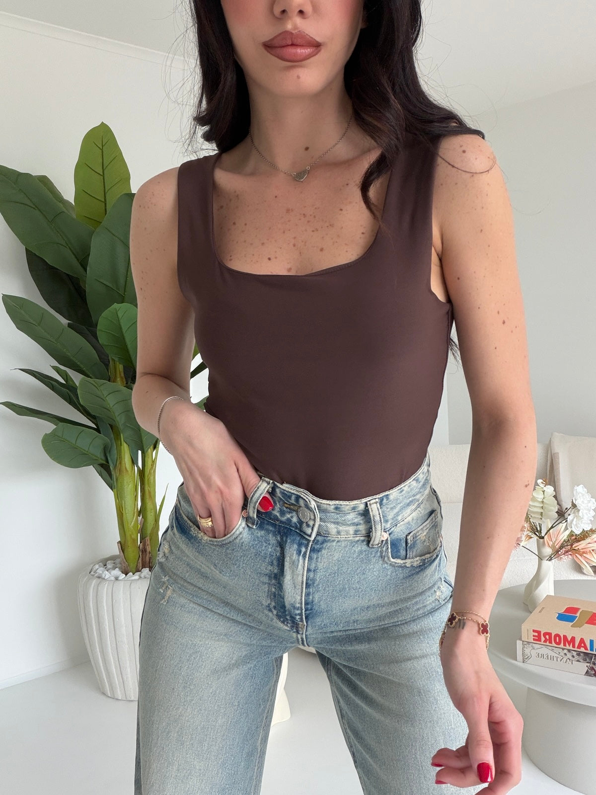 BODY SCOLLO QUADRATO CHOCO