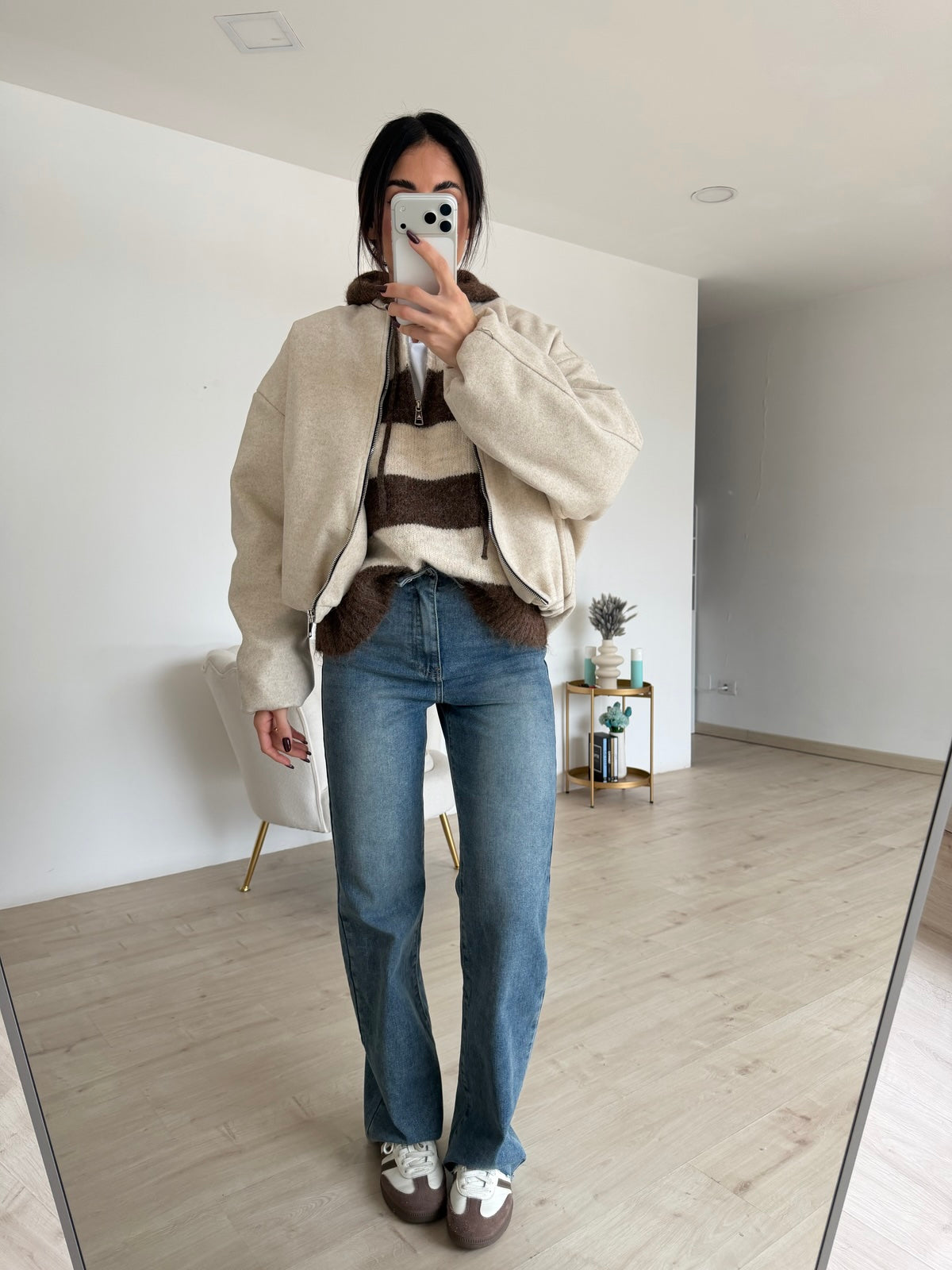 9295-JEANS PALAZZO RISVOLTO DENIM