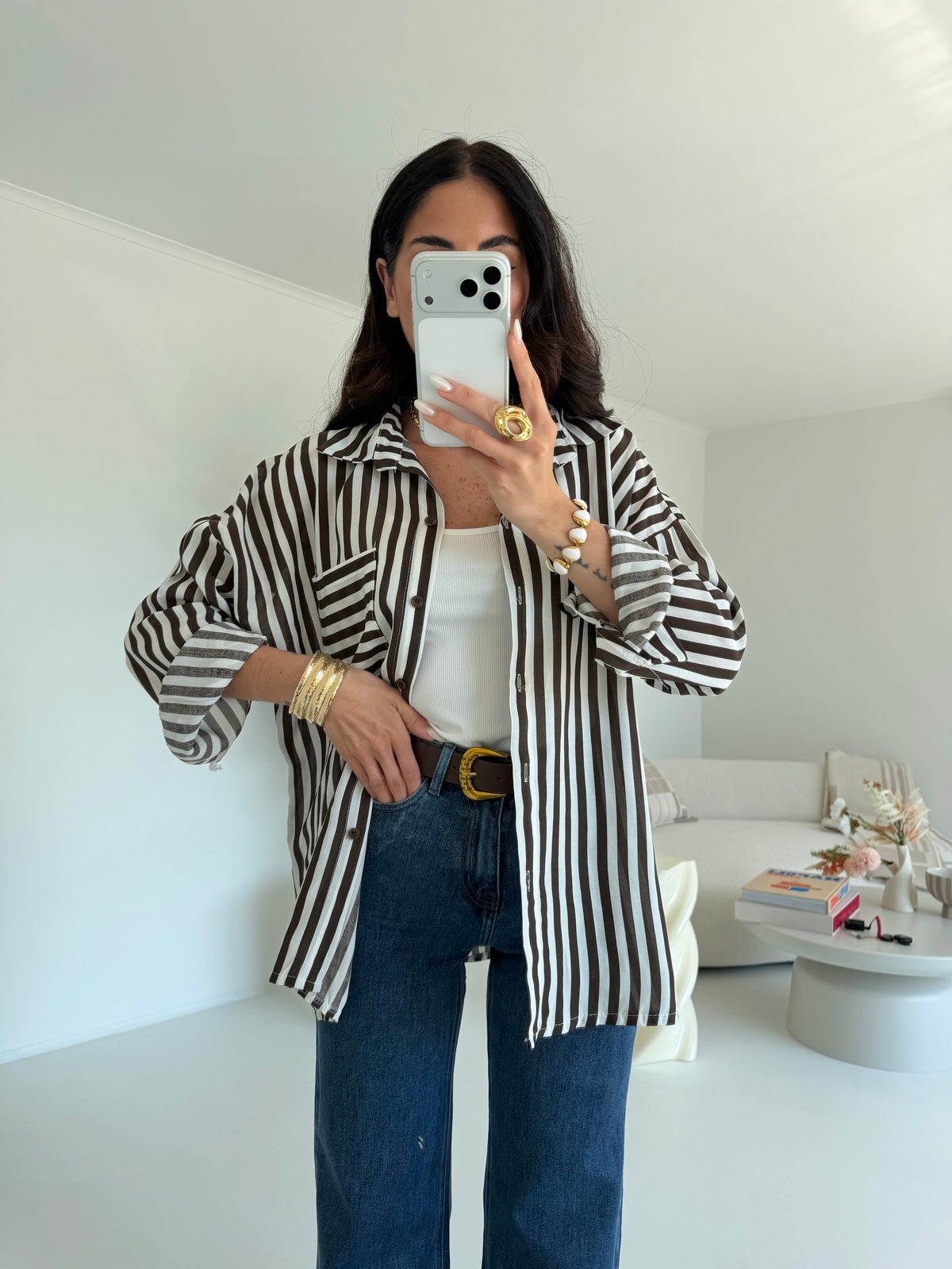 CAMICIA MILLERIGHE CHOCO