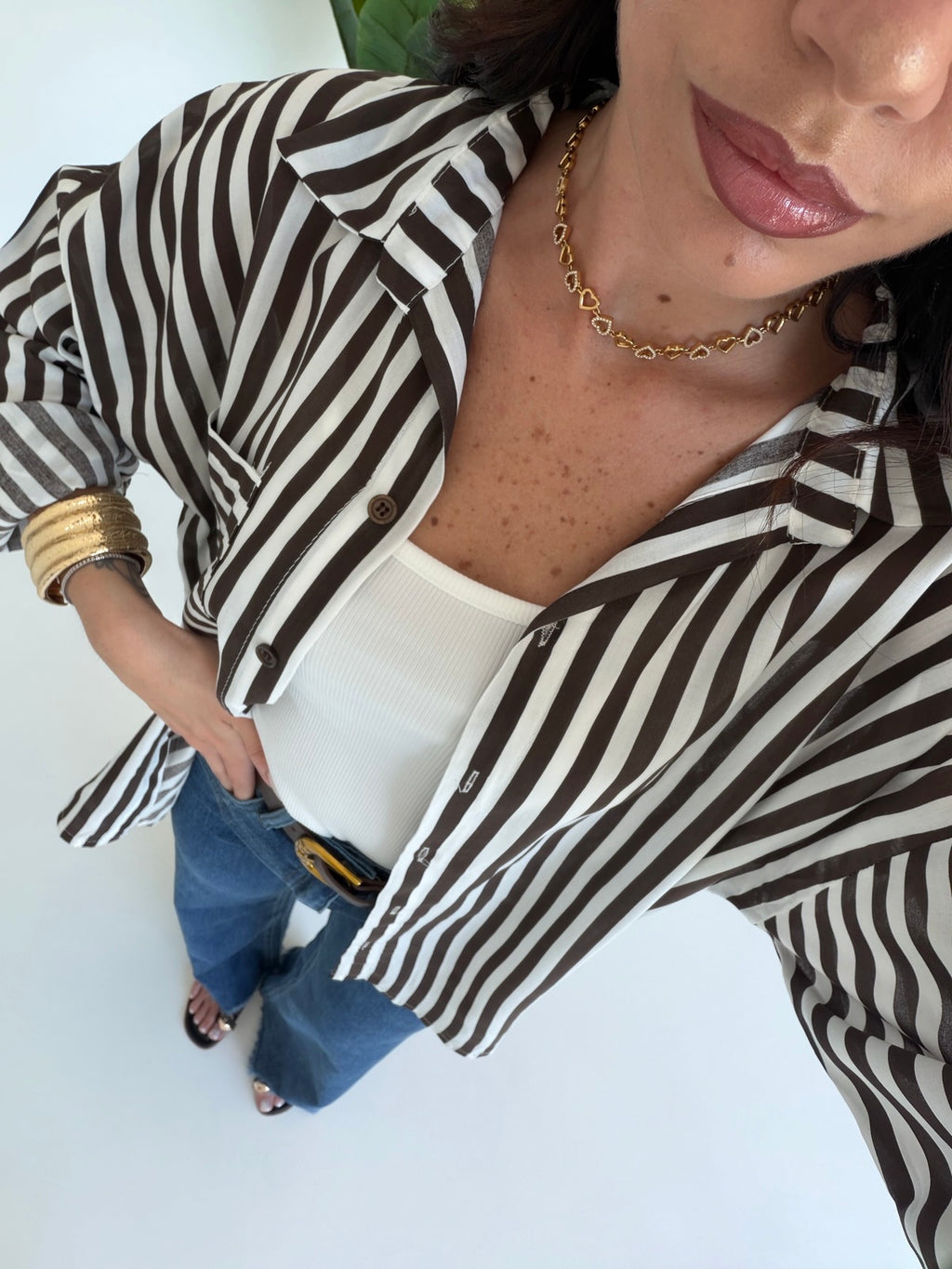 COLLANA CUORE&STRASS GOLD