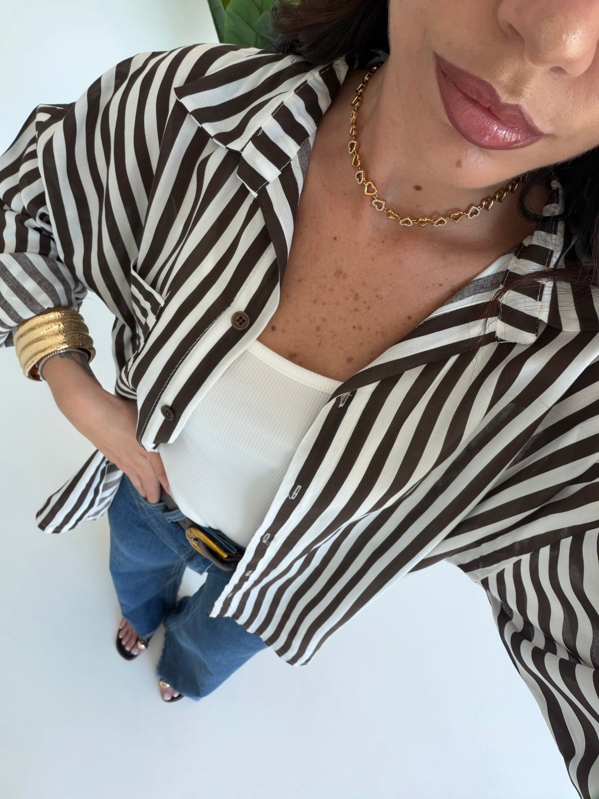 COLLANA CUORE&STRASS GOLD
