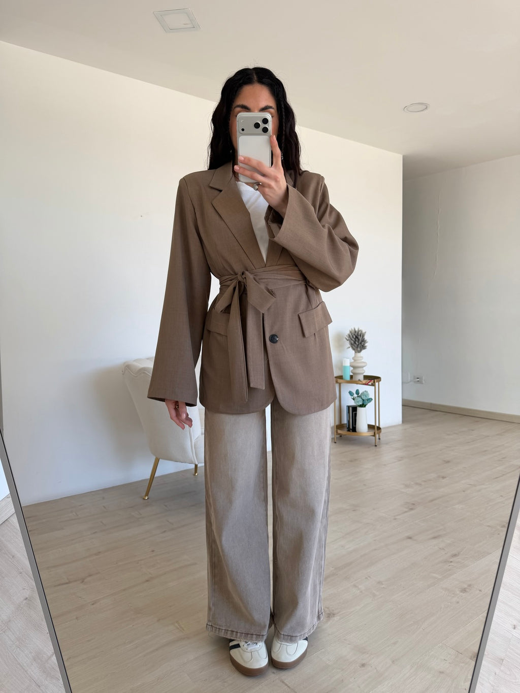 BLAZER EVERGREEN TAUPE