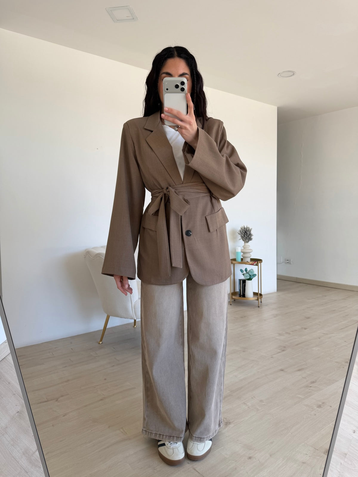 BLAZER EVERGREEN TAUPE