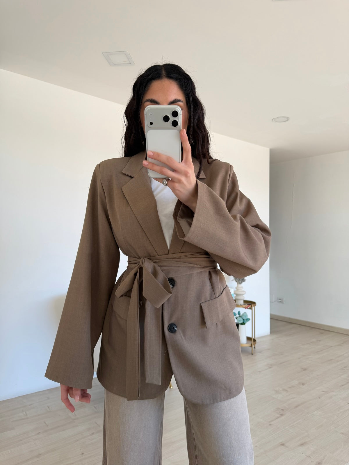BLAZER EVERGREEN TAUPE