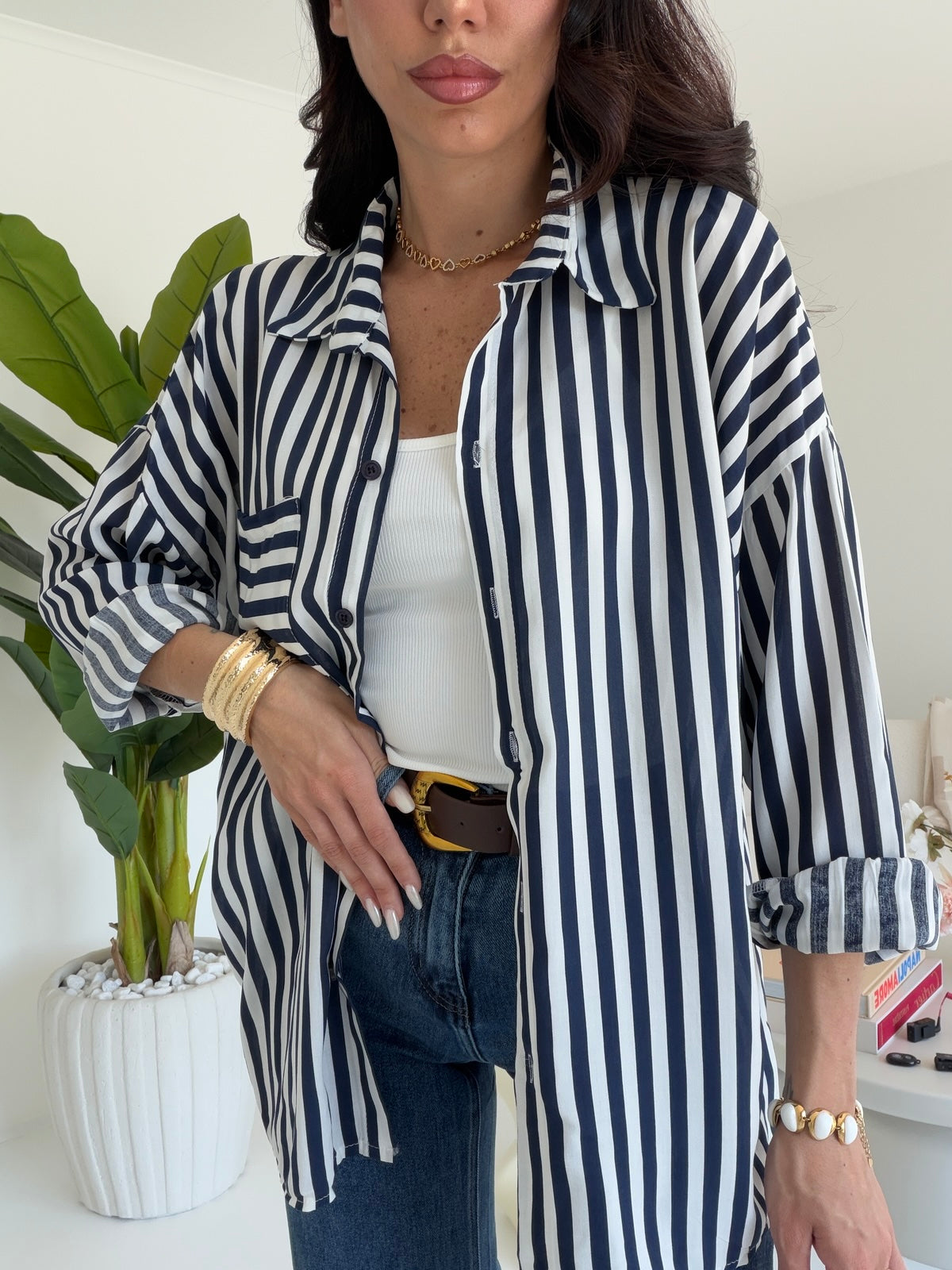 CAMICIA MILLERIGHE NAVY
