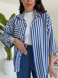CAMICIA MILLERIGHE EFFETTO DENIM
