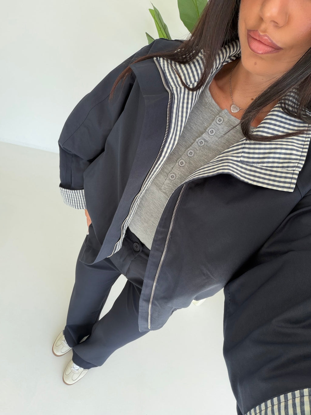 TT38062-BOMBER POPPER NAVY