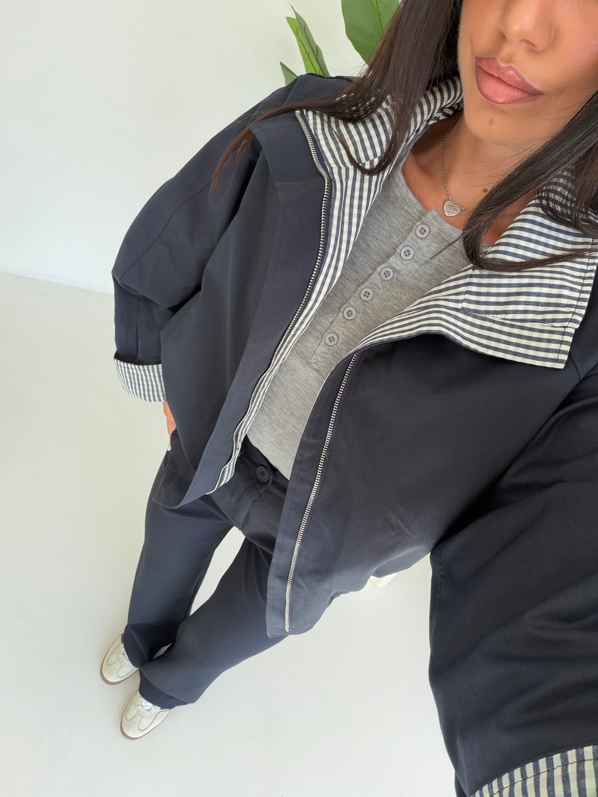 TT38062-BOMBER POPPER NAVY