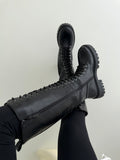 H2750-NOEMI-ANFIBIO STRINGHE NERO