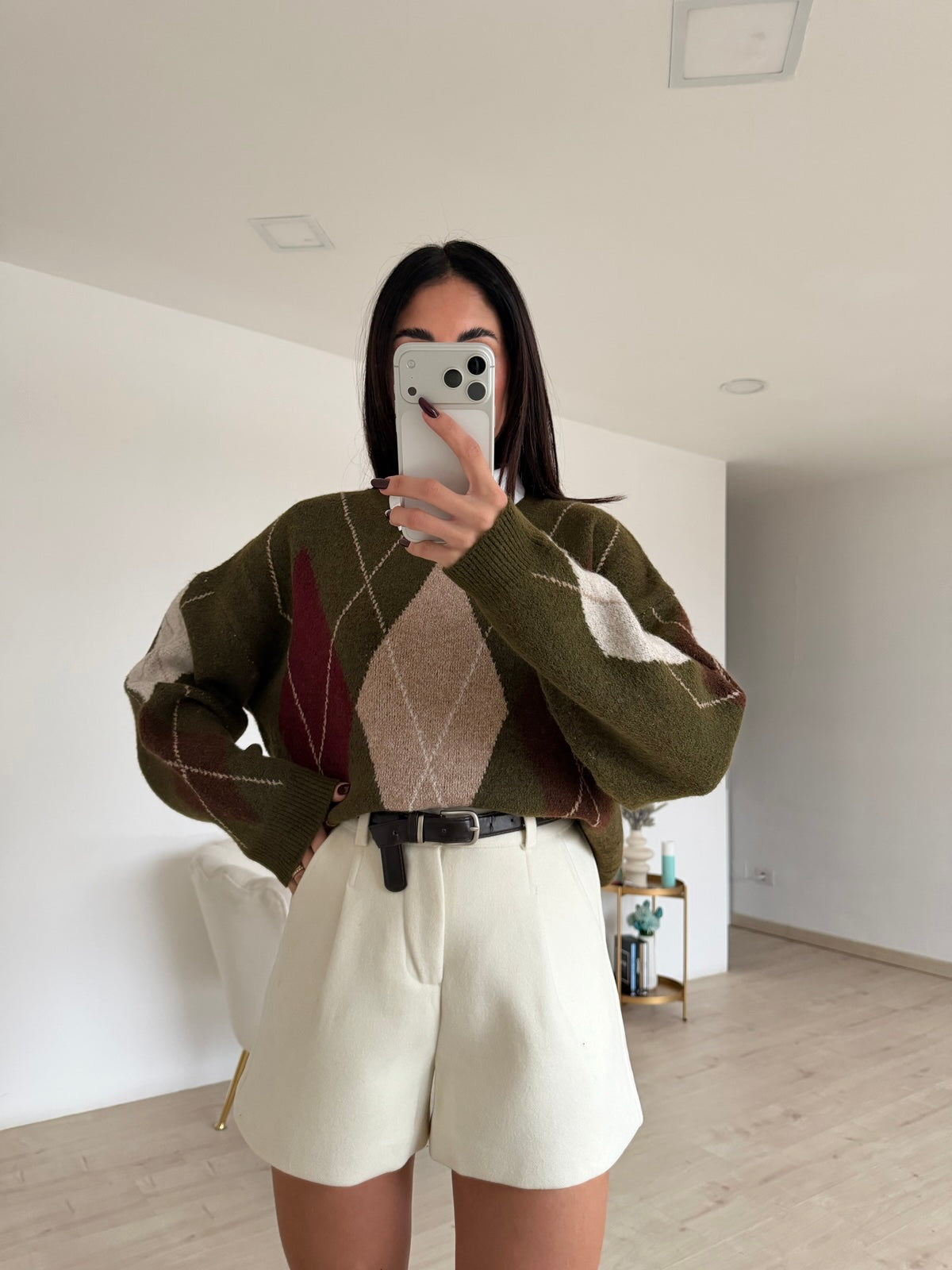 259878-SHORT IN PANNO MILK