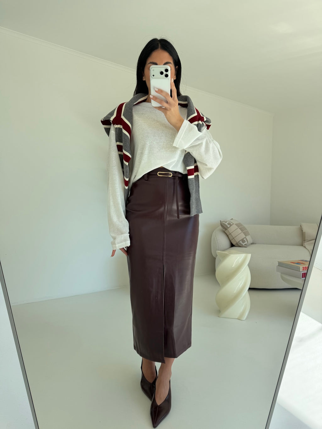 8382-GONNA LONGUETTE REBECCA BORDEAUX