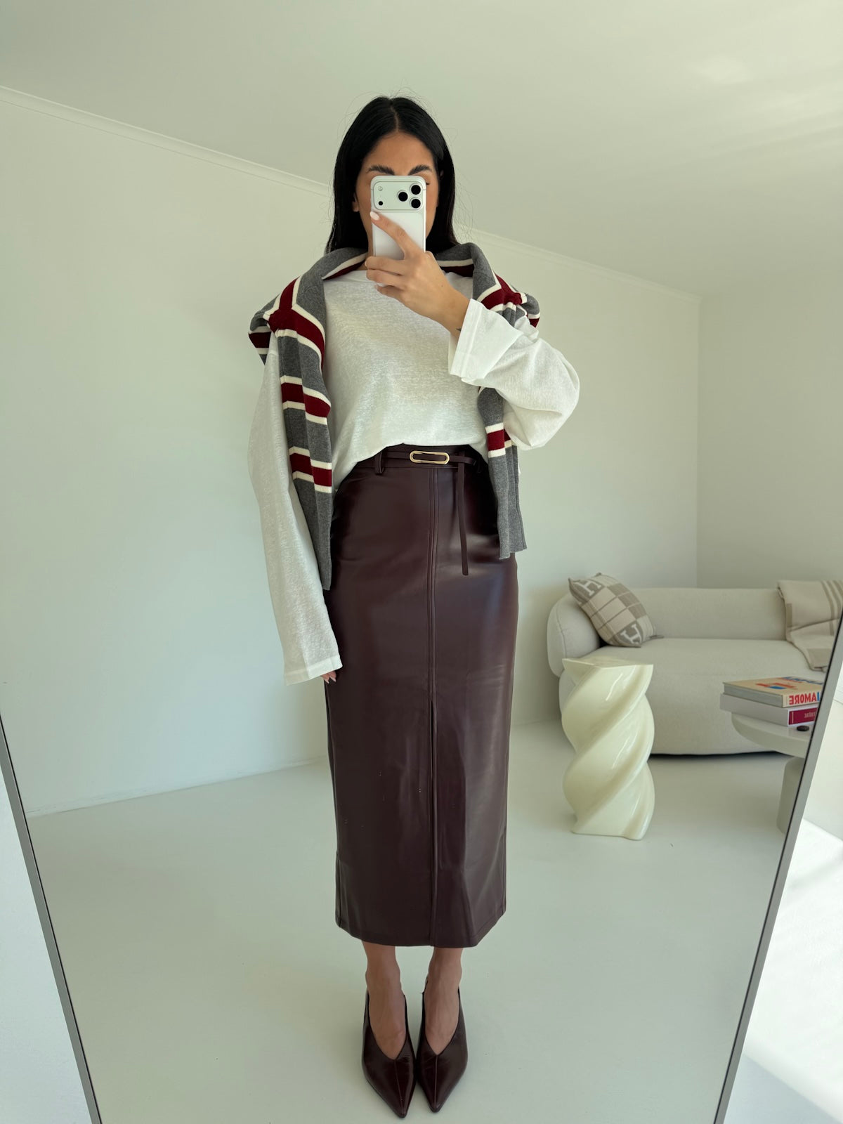 8382-GONNA LONGUETTE REBECCA BORDEAUX