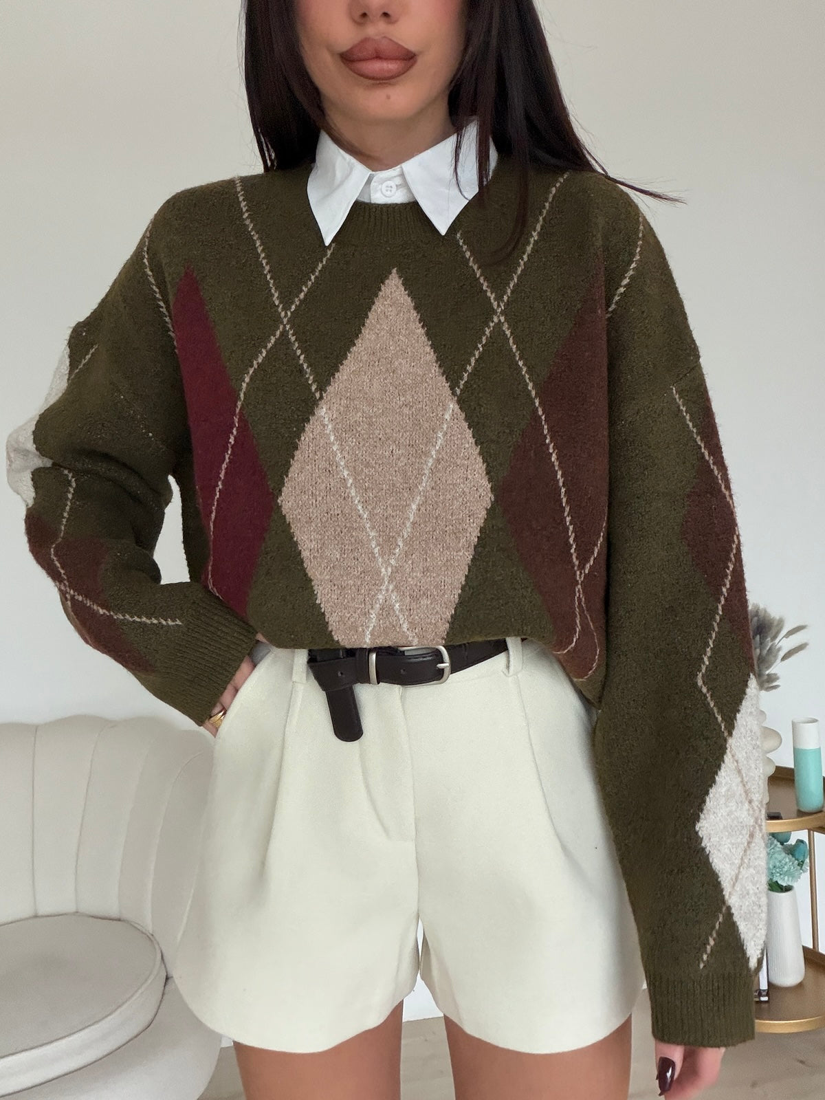 259878-SHORT IN PANNO MILK