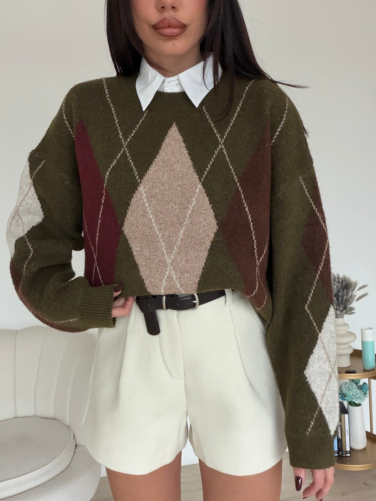 259878-SHORT IN PANNO MILK