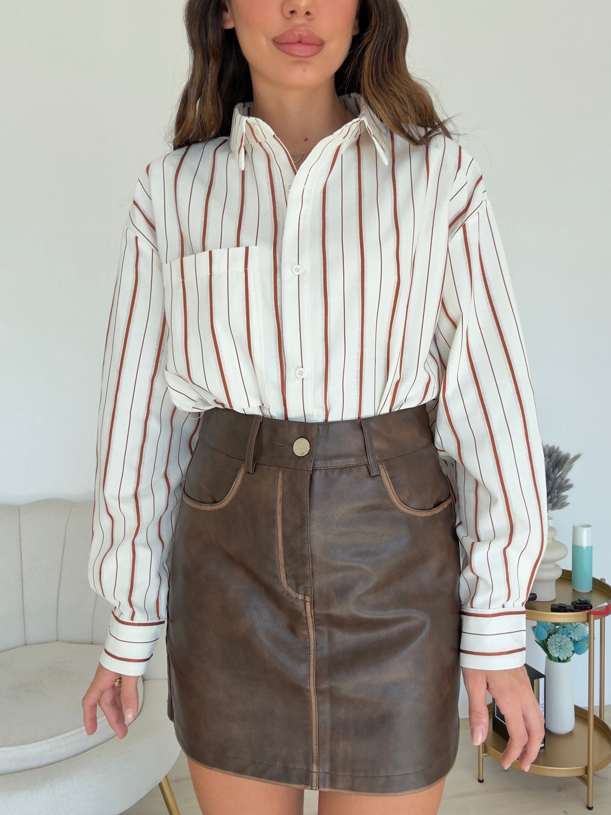 3192-CAMICIA A RIGHE COCCIO