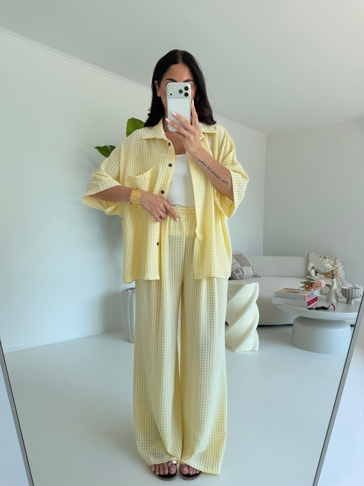 COORDINATO SQUARE YELLOW