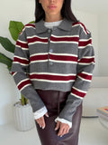 YHC7139-PULL RAYAS GREY