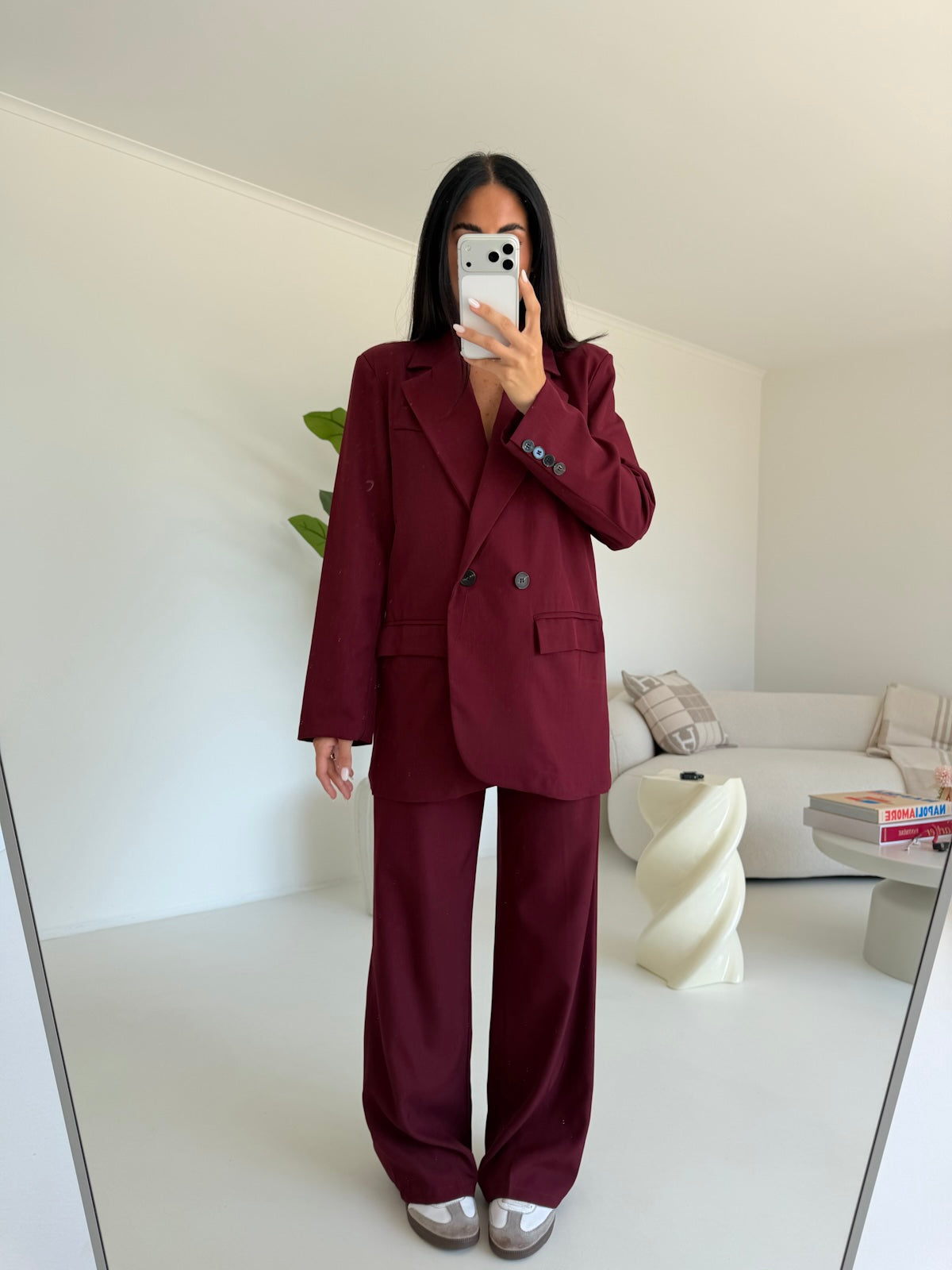 TAILLEUR AUTUMN BORDEAUX