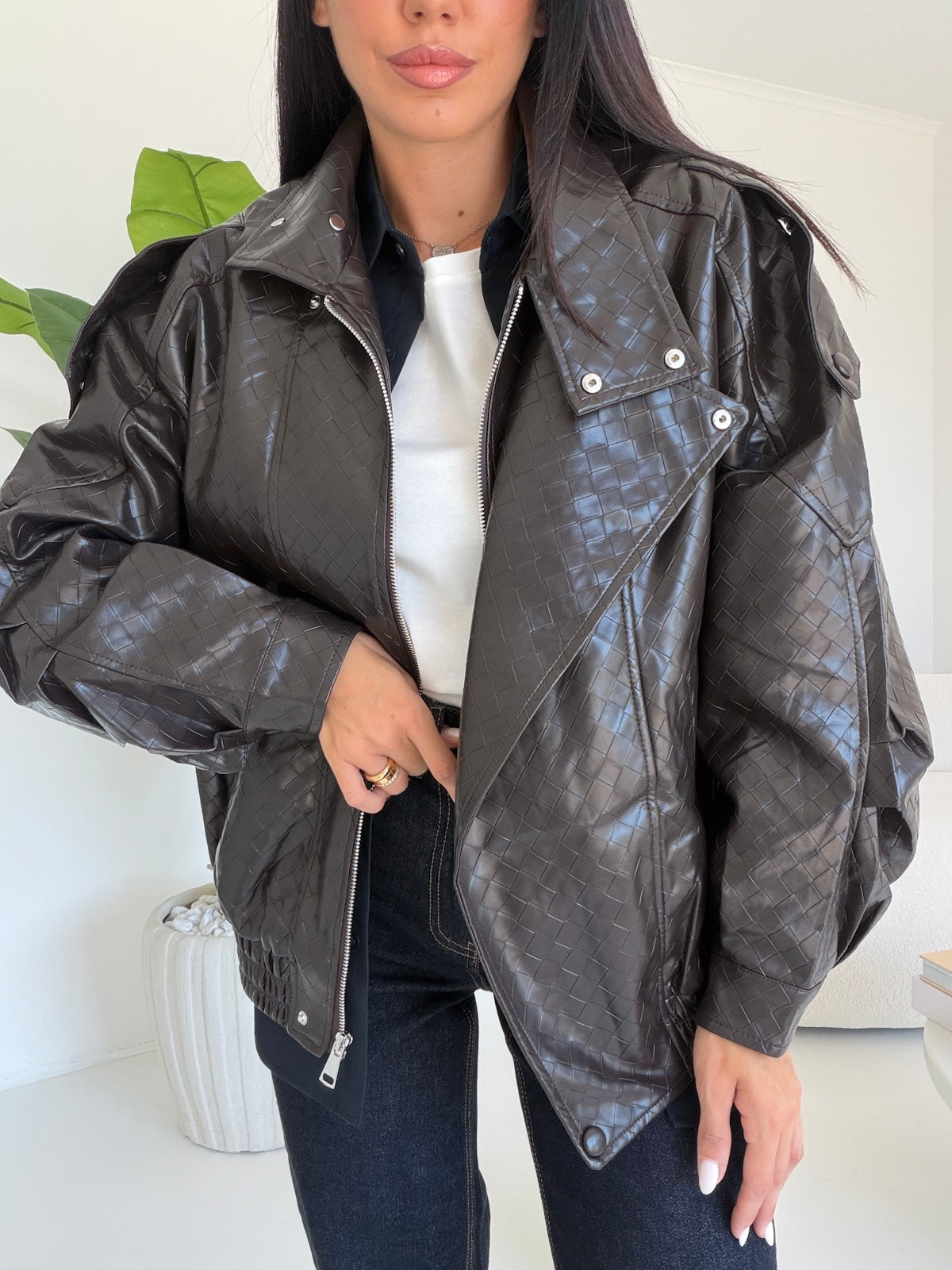 CV2216-10-BIKER CELY CHOCO