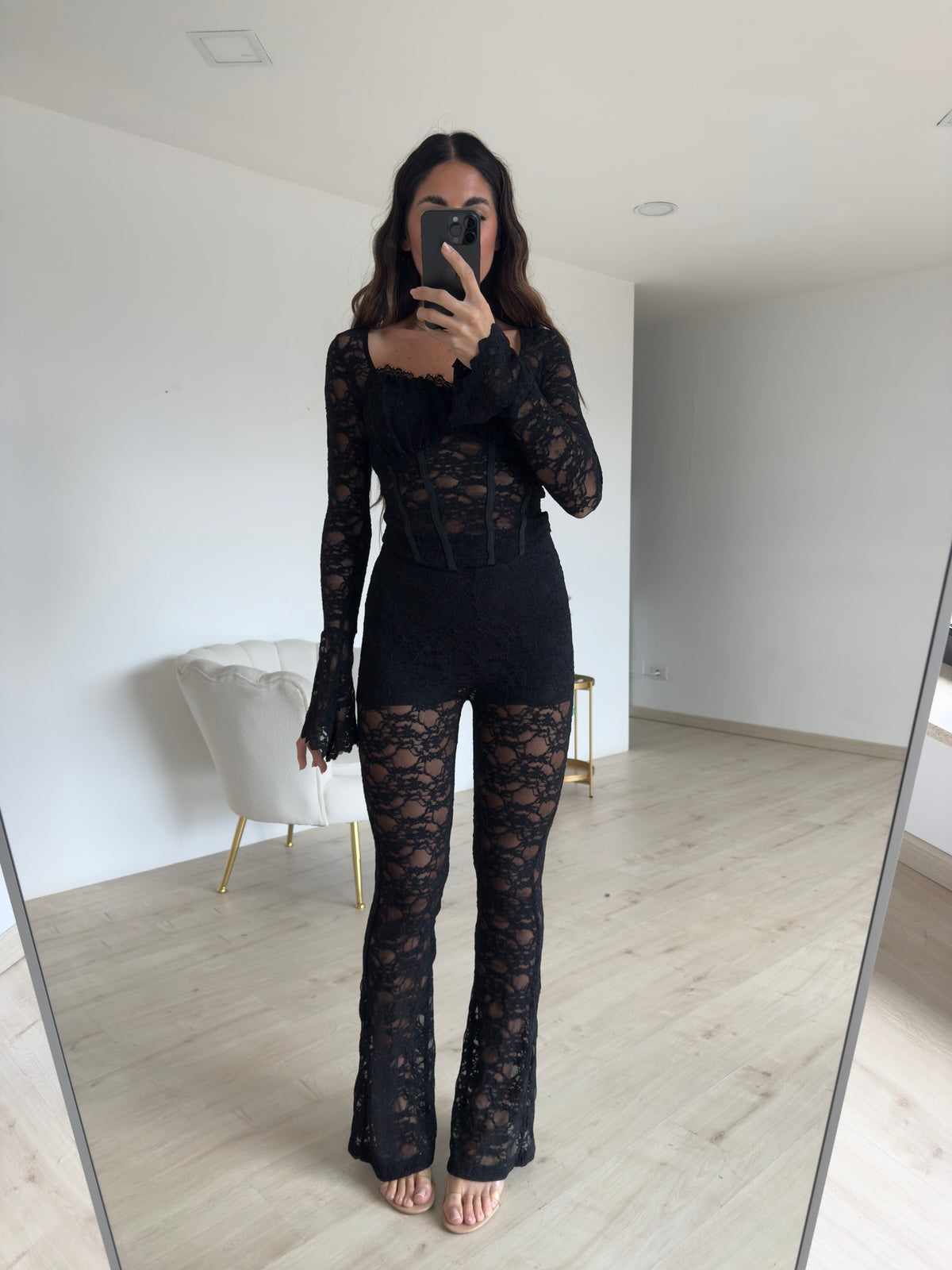 V5888-COORDINATO ORIENTAL NERO