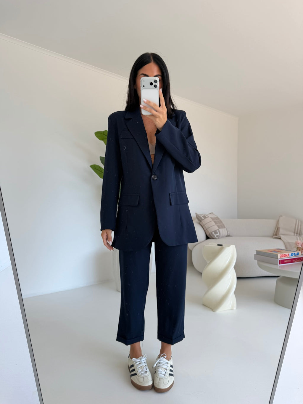 TAILLEUR OVERSIZE NAVY