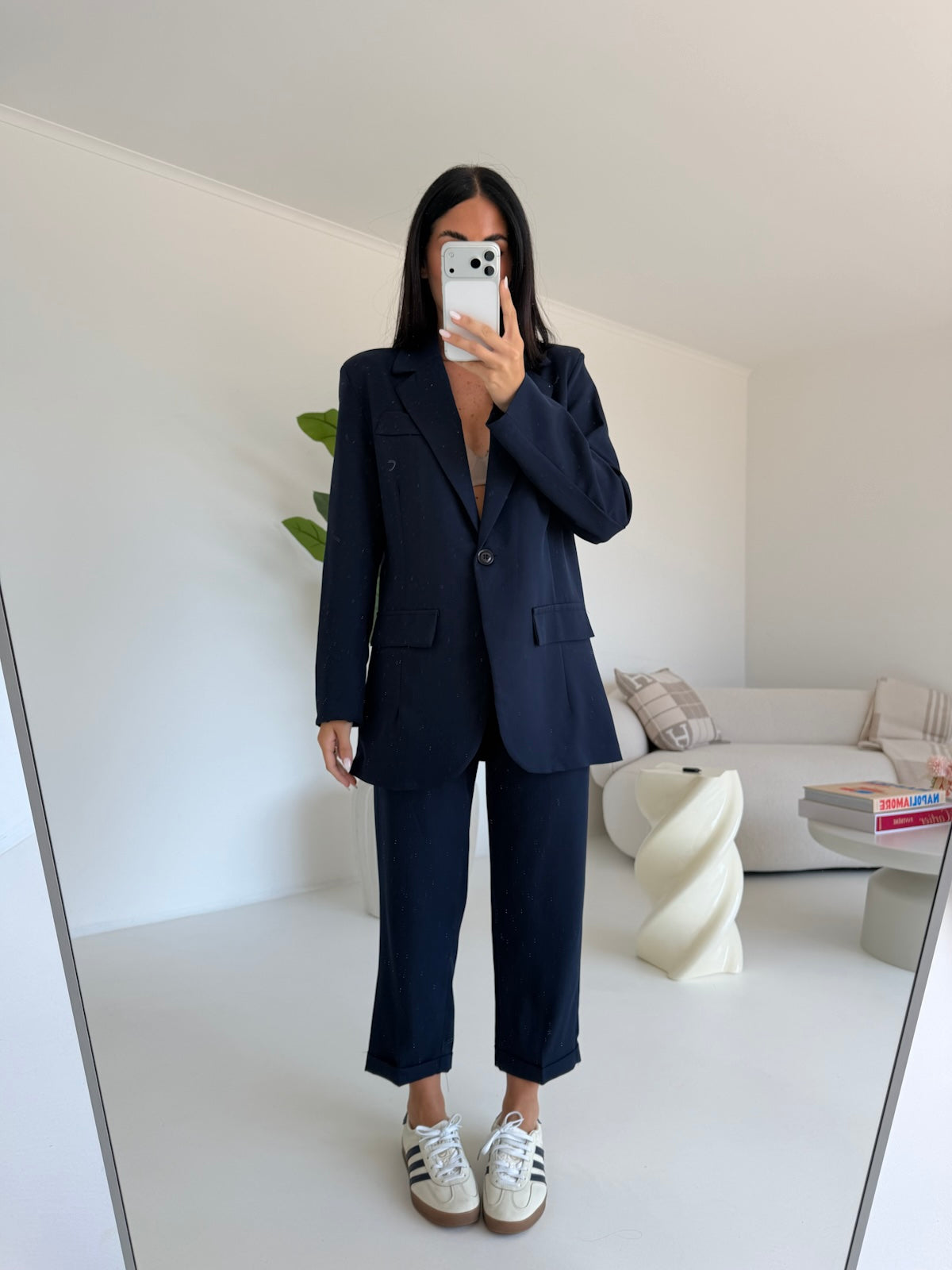 TAILLEUR OVERSIZE NAVY