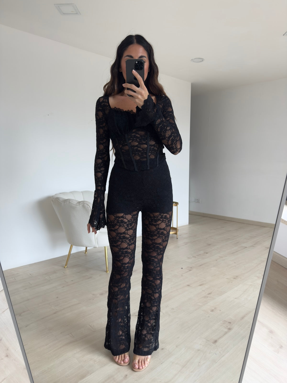 V5888-COORDINATO ORIENTAL NERO