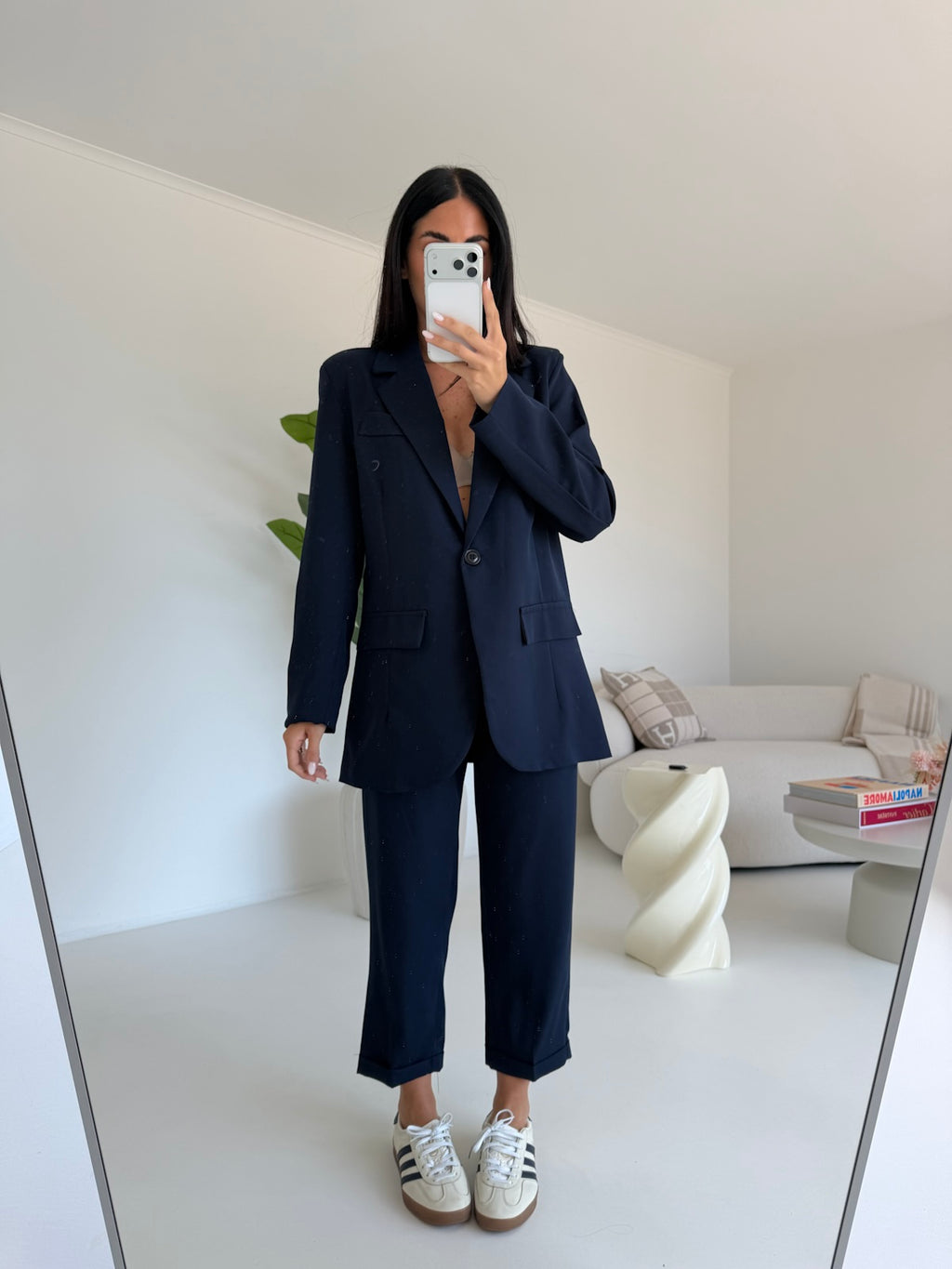 TAILLEUR OVERSIZE NAVY