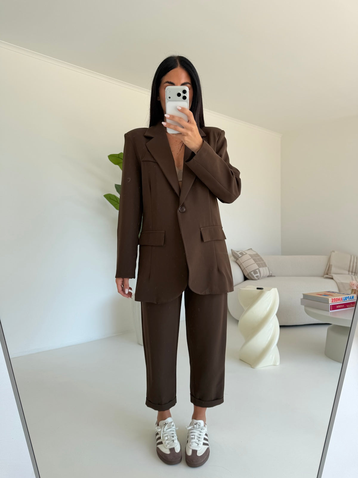 TAILLEUR OVERSIZE CHOCO