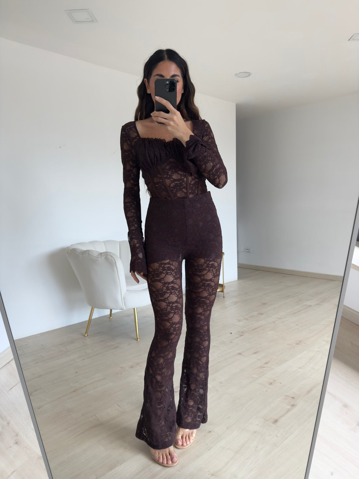 V5888-COORDINATO ORIENTAL CHOCO