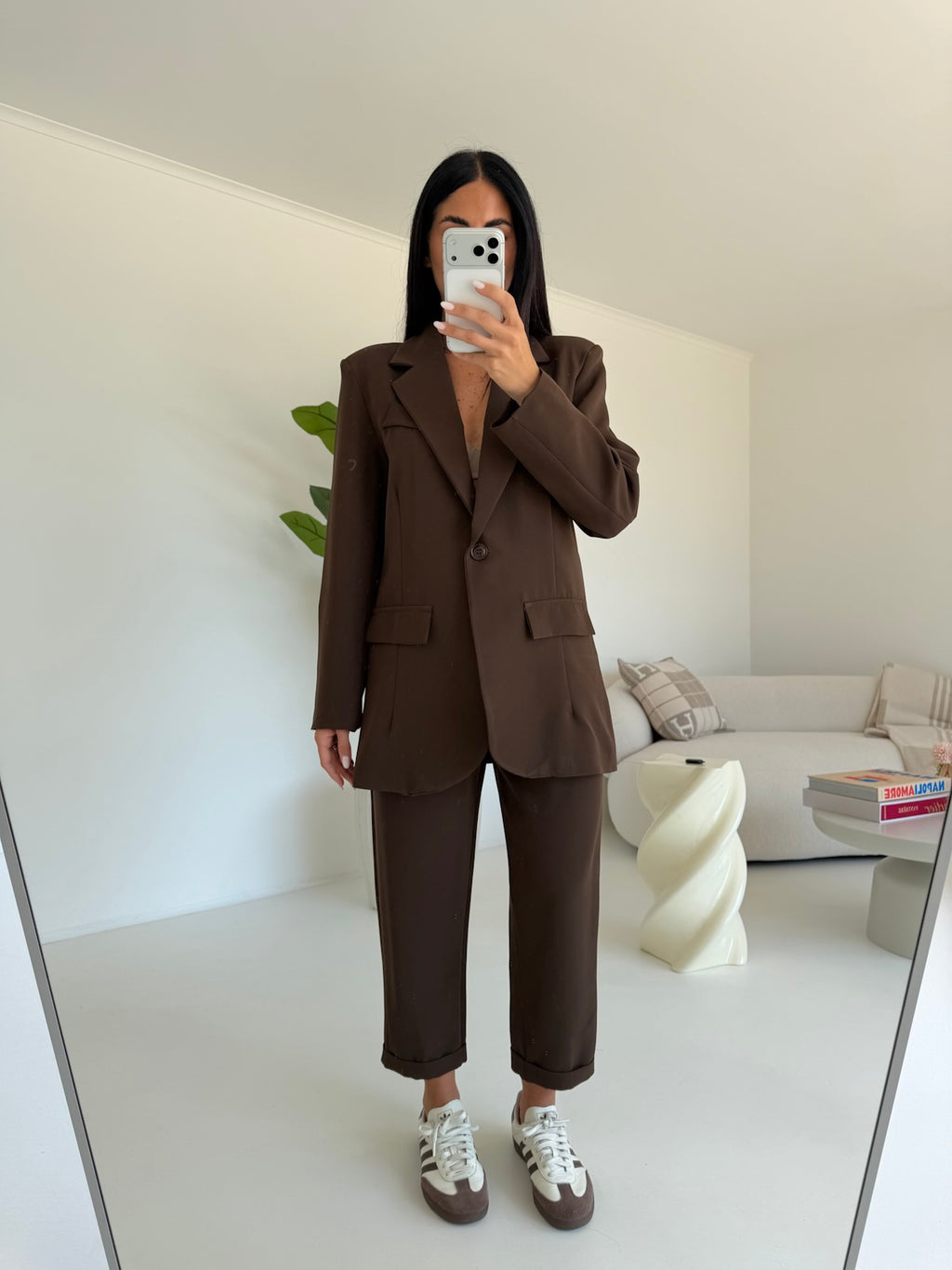 TAILLEUR OVERSIZE CHOCO