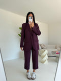 TAILLEUR OVERSIZE WINE