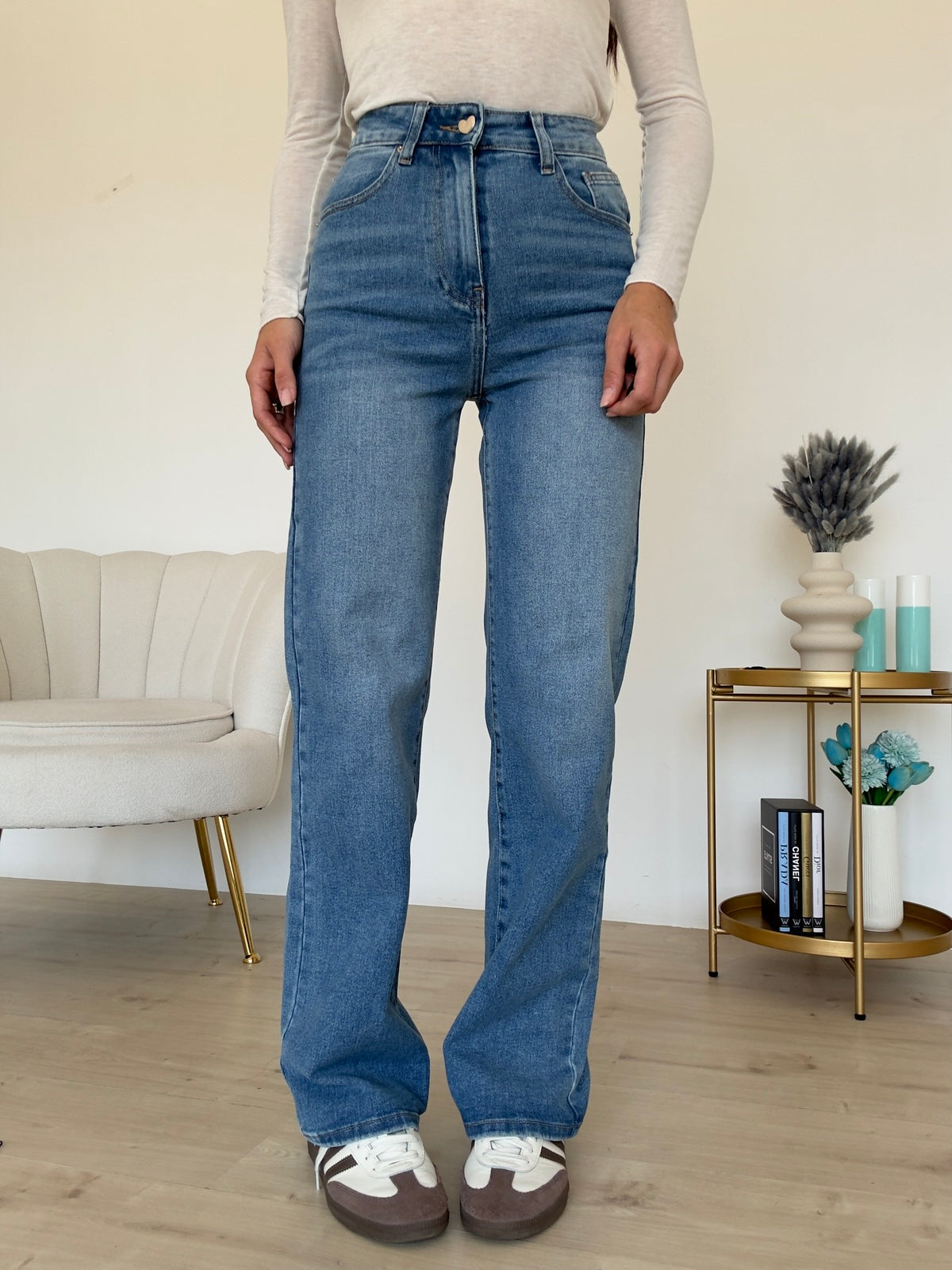 MG752-JEANS GAMBA DRITTA HEART