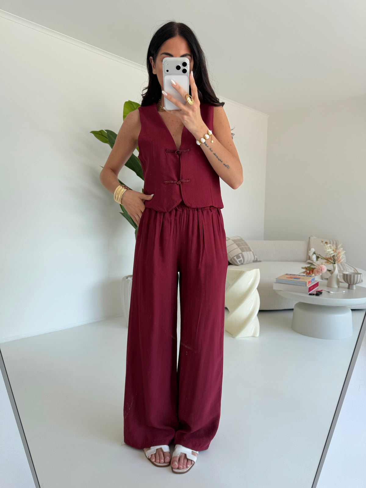 COORDINATO JENNA WINE