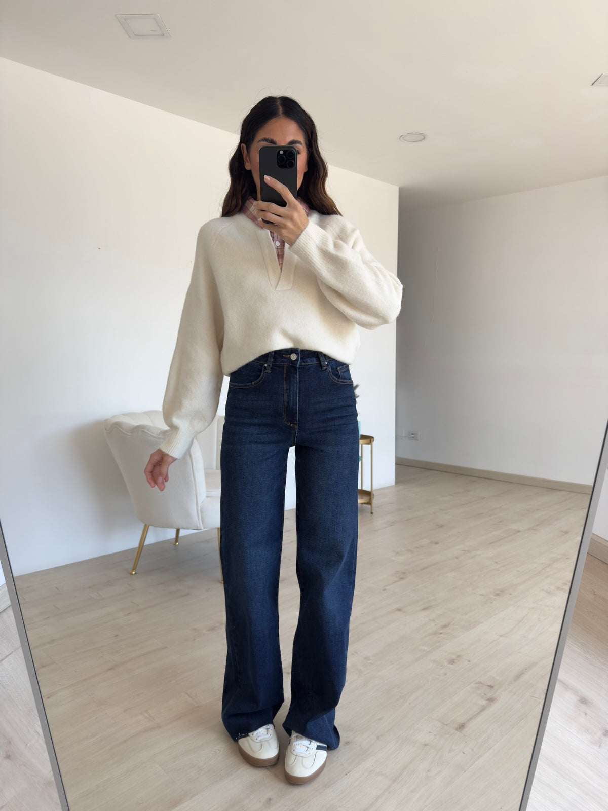 H3838-JEANS PALAZZO ALEX
