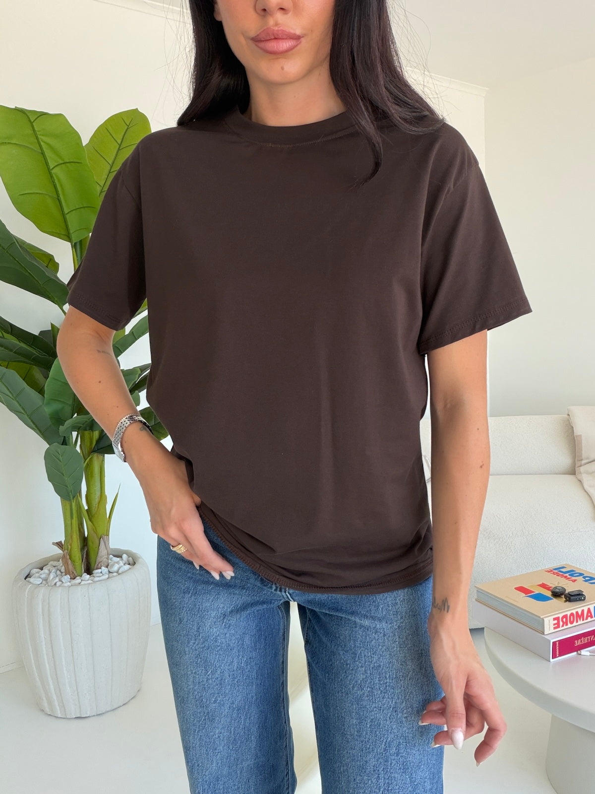 70115-T-SHIRT CHOCO