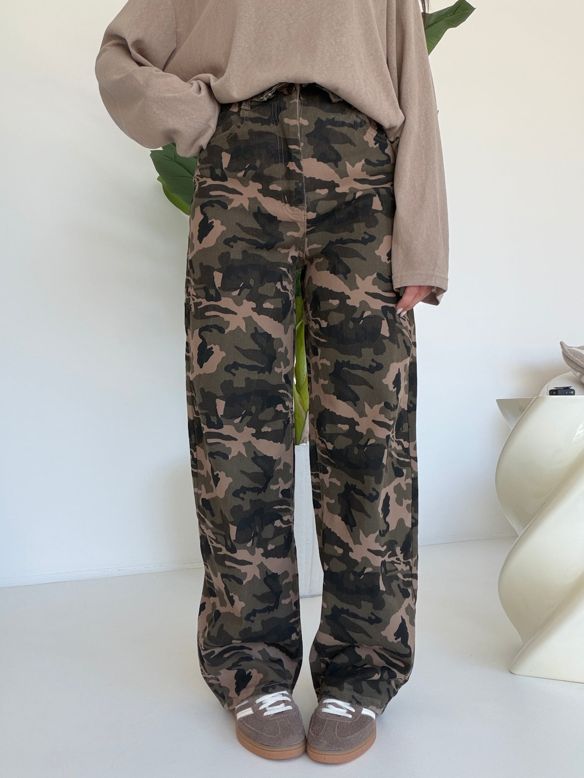 MI2686-JEANS BARREL CAMOUFLAGE
