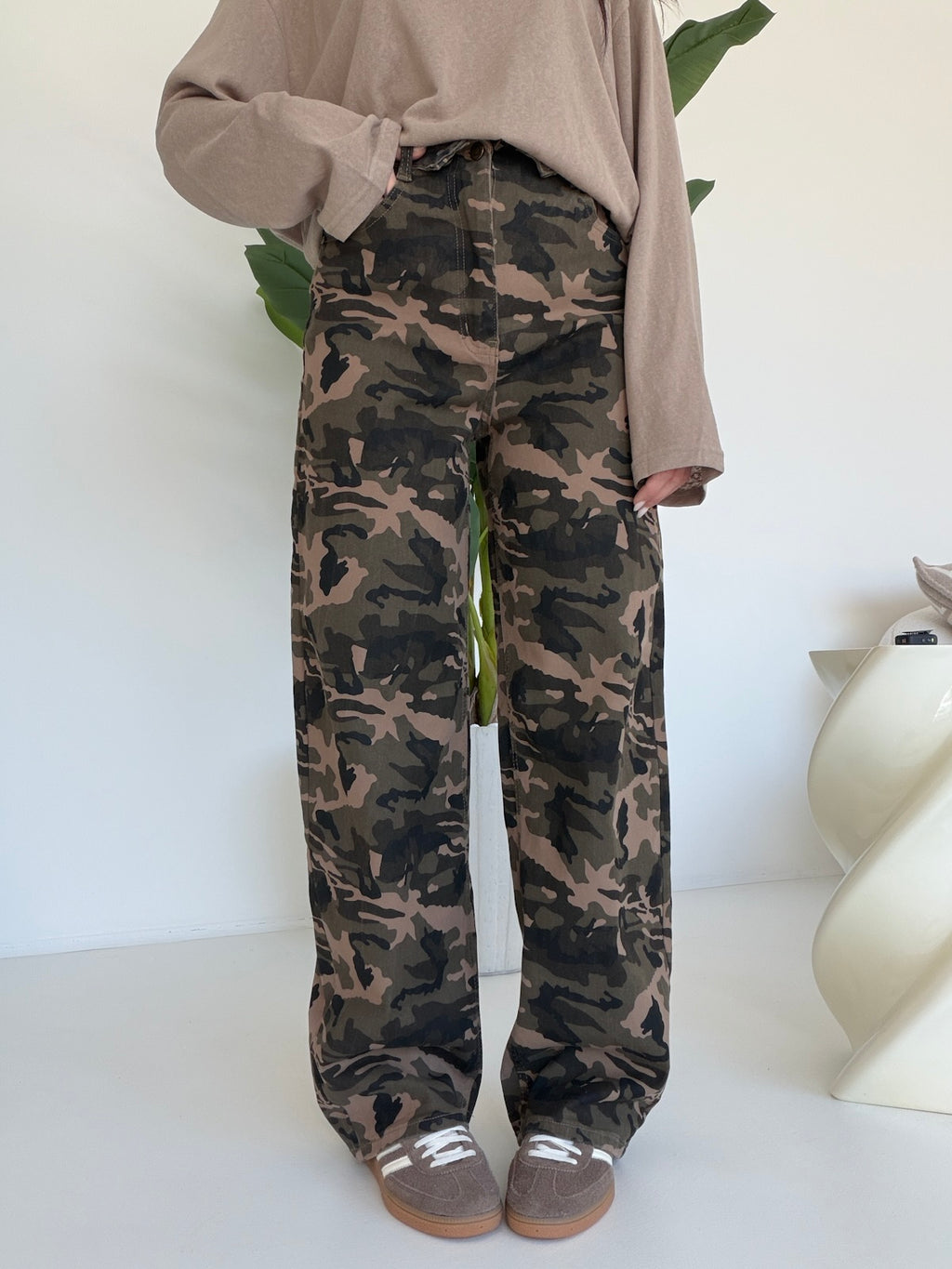 MI2686-JEANS BARREL CAMOUFLAGE