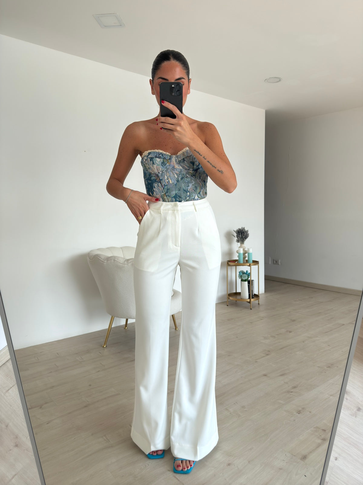 VS9005-PANTALONE FULL LENGHT MILK