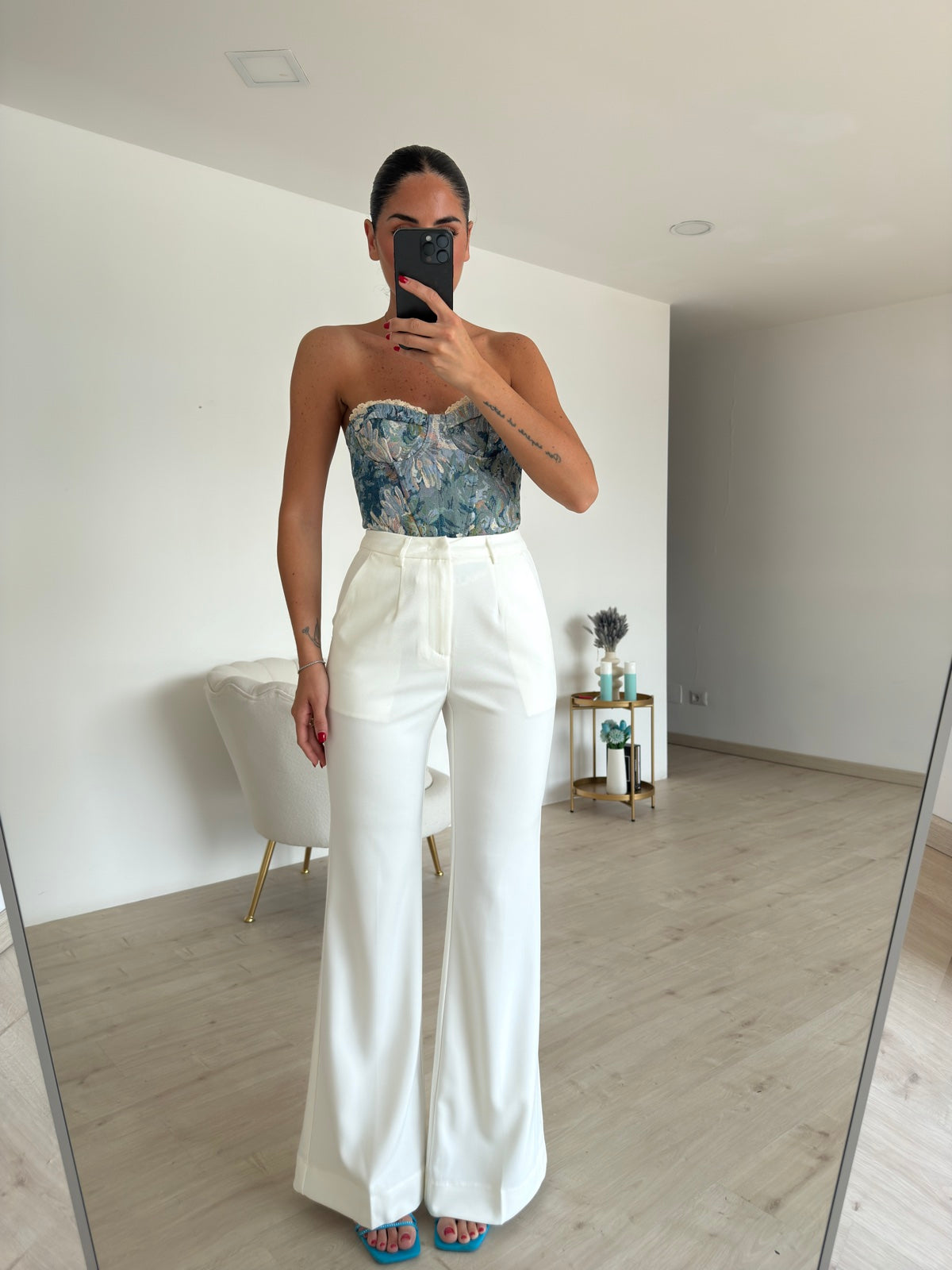 VS9005-PANTALONE FULL LENGHT MILK