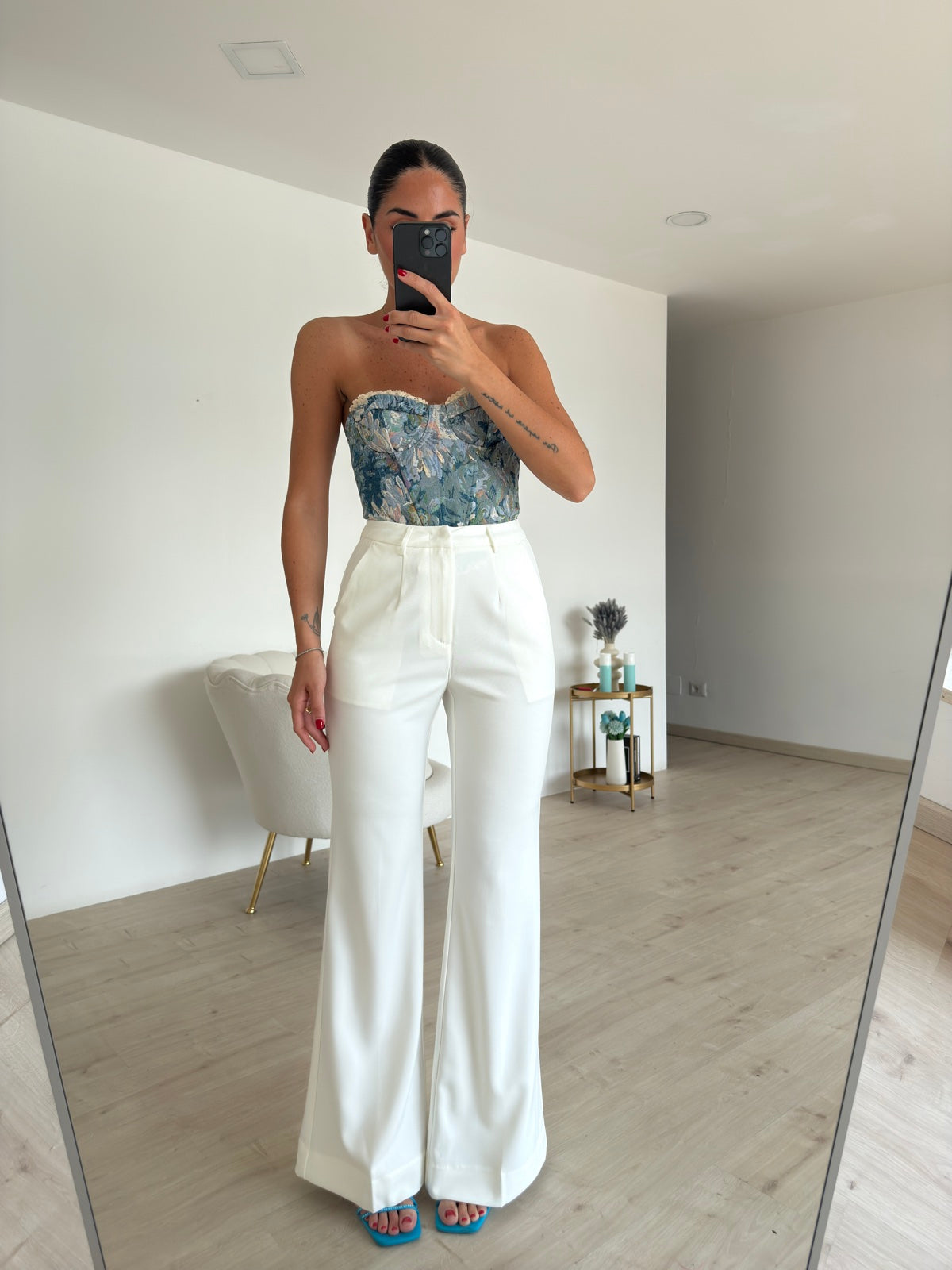 VS9005-PANTALONE FULL LENGHT MILK