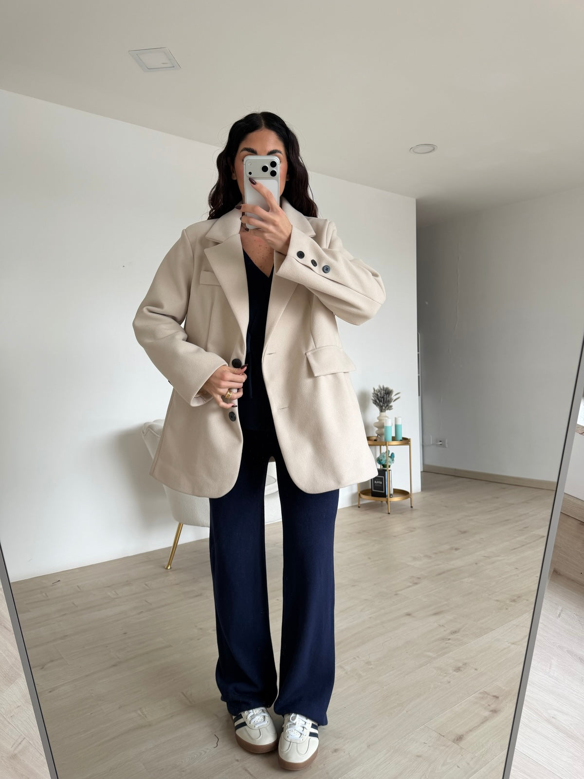 BLAZER ROND BURRO
