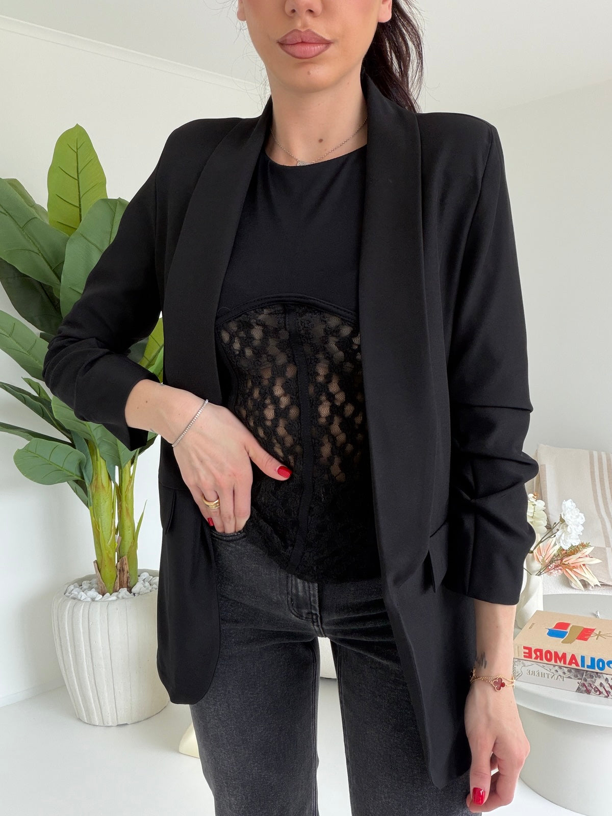 BLAZER 3/4 NERO