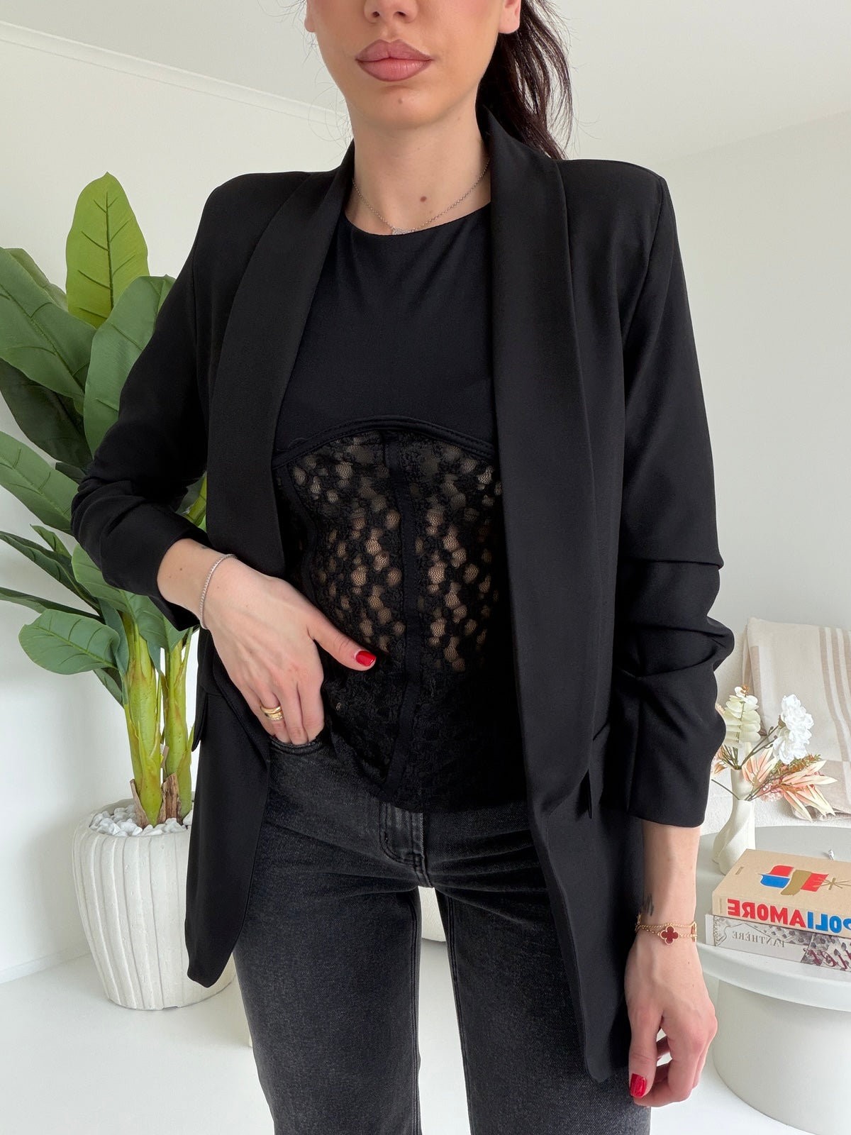 BLAZER 3/4 NERO