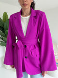 BLAZER EVERGREEN MAGENTA