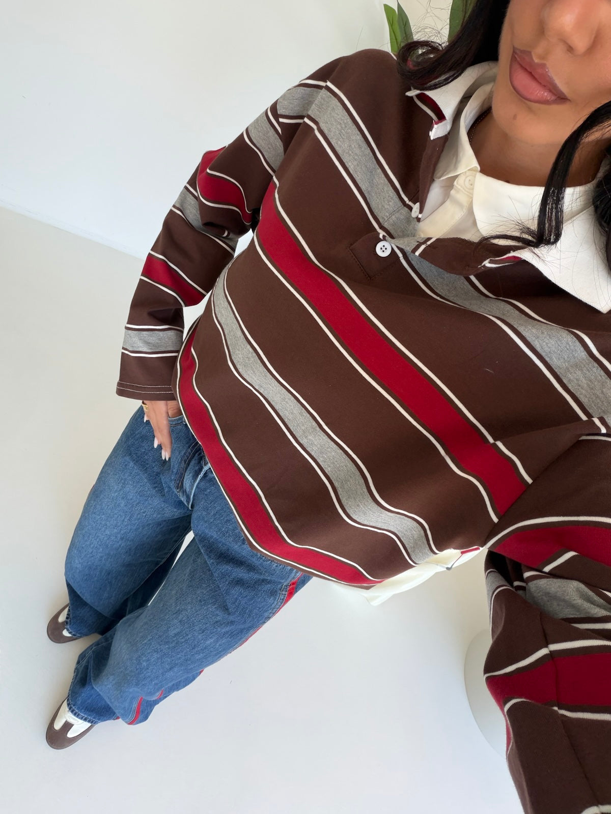 H69779-POLO STANFORD CHOCO